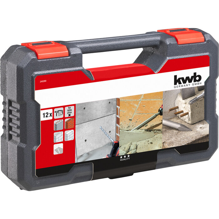 KWB SDS Plus boren en beitel-set 12-delig