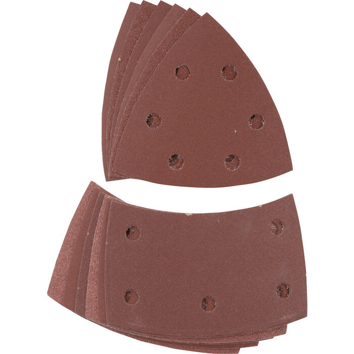 KWB Schuurblad Set 12st. 100 X 62, 93 MM ASSORTI