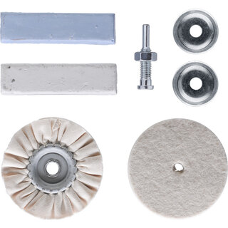 Polijst set 5-delig voor boormachine