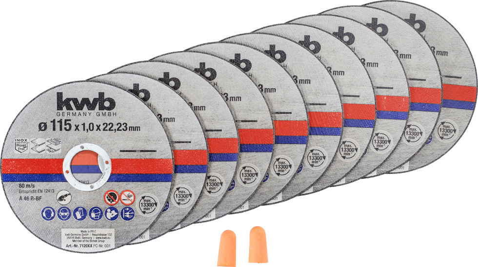 Doorslijpschijf DUN 115 x 1,0 x 22,23 mm