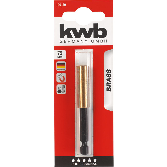 KWB Magnetische bithouder 75 mm BRASS
