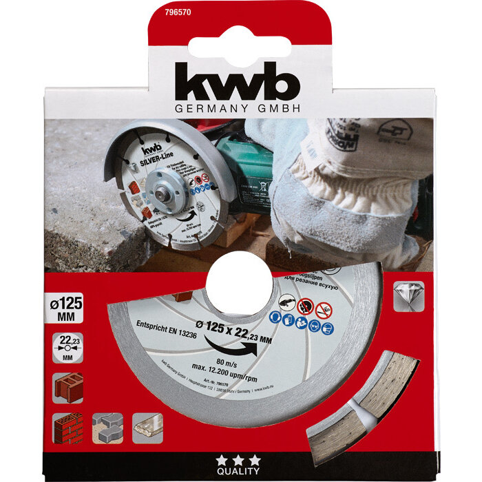 KWB Diamant Slijpschijf 125 x 22,23 mm