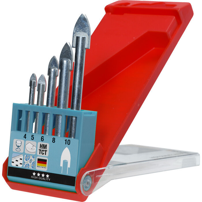 KWB Glasborenset HM TCT 5-delig