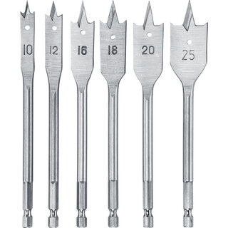 Speedboren Set 6-delig