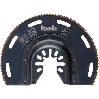 Multitool inval-zaagblad halfrond BIMETAAL