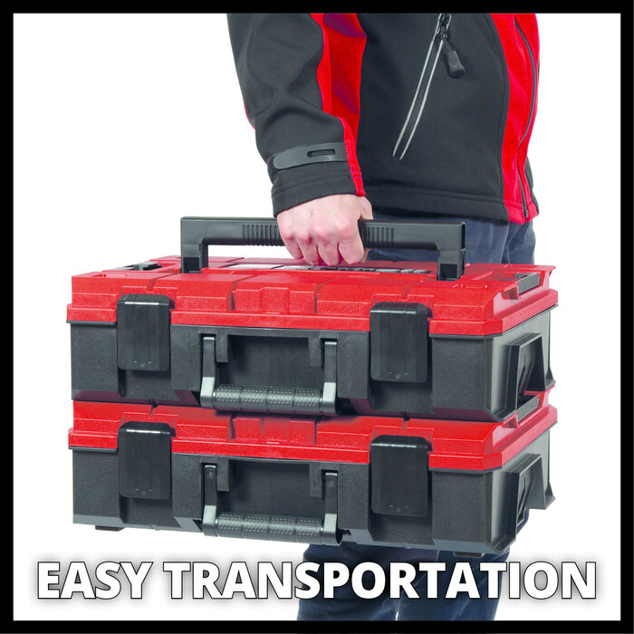 Einhell E-case S-F Stapelbare Systeemkoffer met Foam