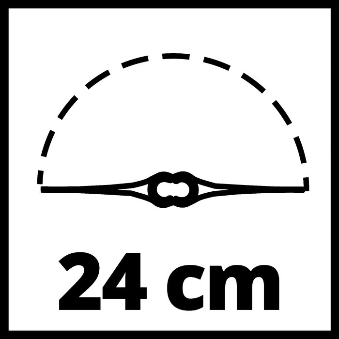 Einhell GC-CT 18/24 Li P Kit Accu Grastimmer