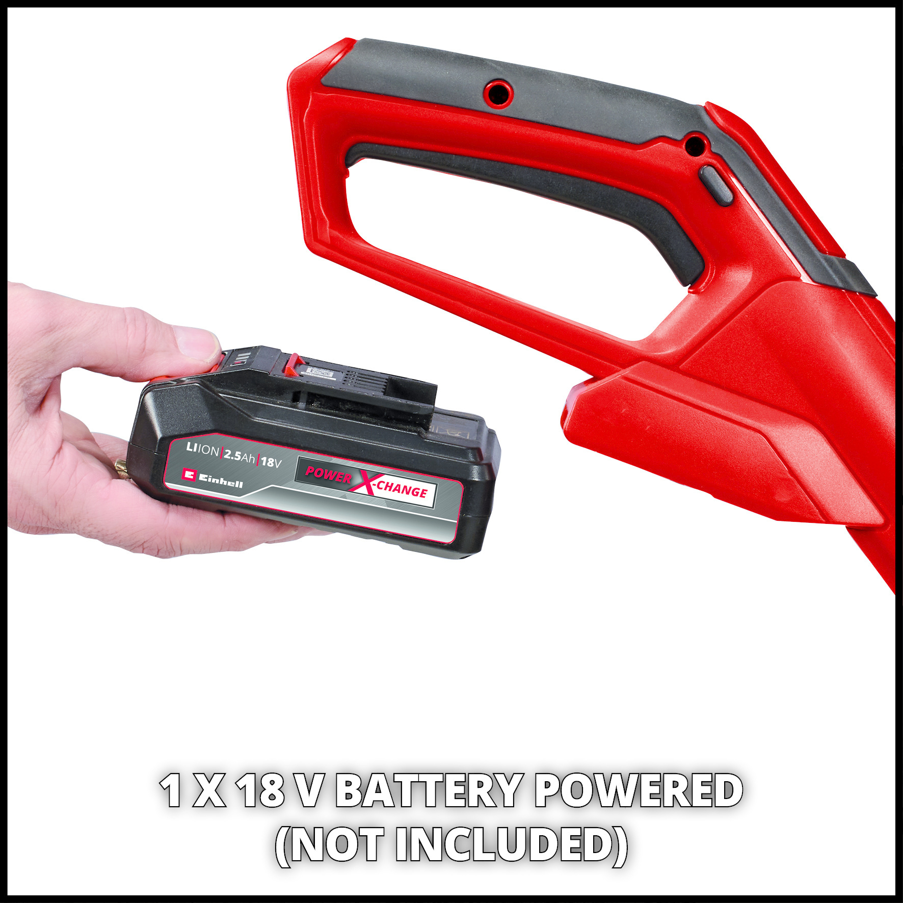 Einhell Accu Grastrimmer GE-CT 18/28 Li Solo Power X-Change  Li Solo Power X Change Li Ion 18 V 28 Cm Maaibreedte Draad Draai En Kantelbare Motorkop Levering Zonder Accu En Lader