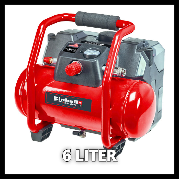 Einhell TE-AC 36/6/8 Li OF Solo, Accu Compressor, Power X-Change