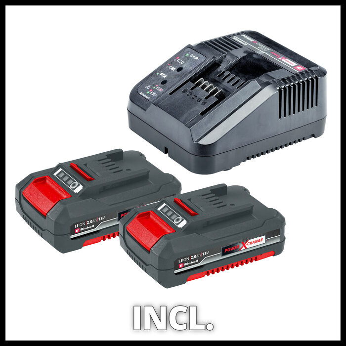 Einhell Accu Power Tool Kit 18V/2x 2.0 Ah