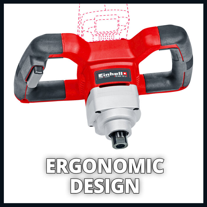 Einhell TE-MX 18 li Solo Accu Verf-en mortelmenger