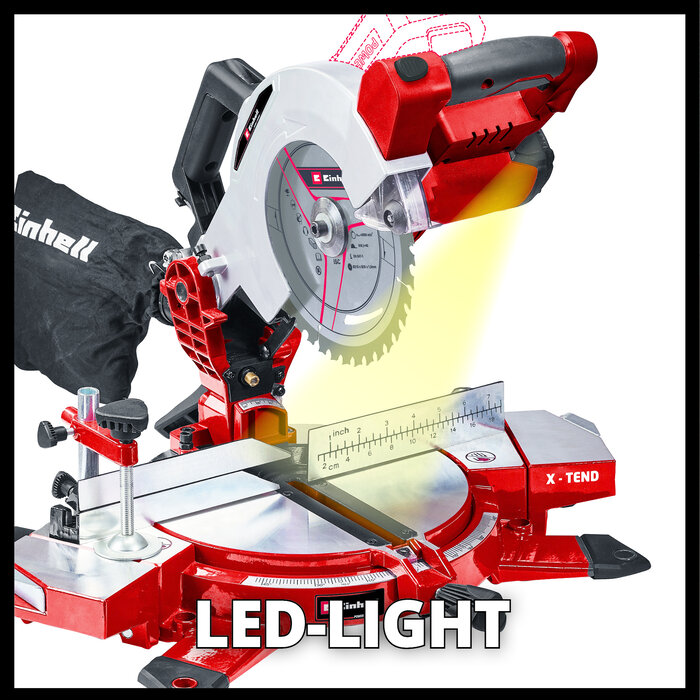 Einhell TE-MS 18/210 Li Solo Accu Kap- en Verstekzaag