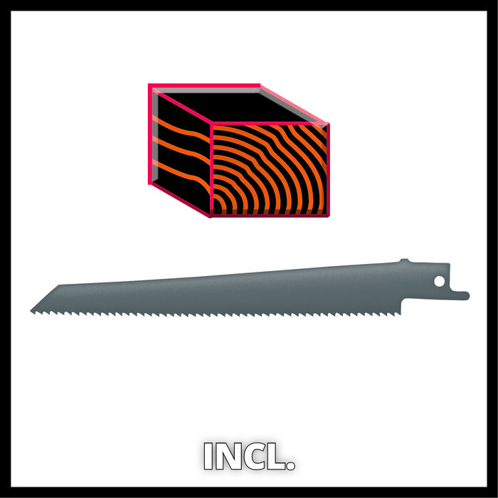 Einhell TE-AP 18 Li-Solo Accu Reciprozaag