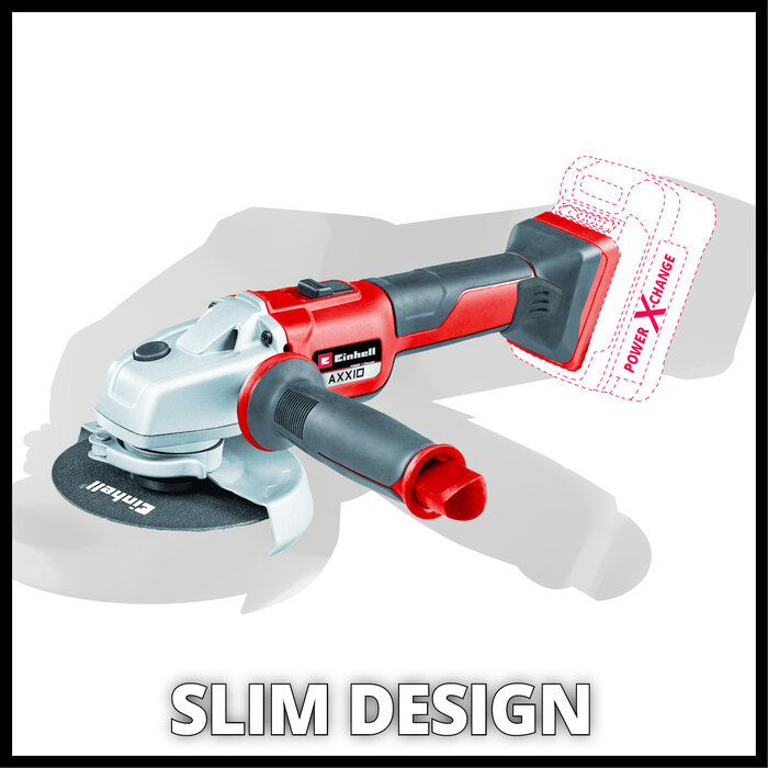 Einhell AXXIO Accu haakse slijper 125mm