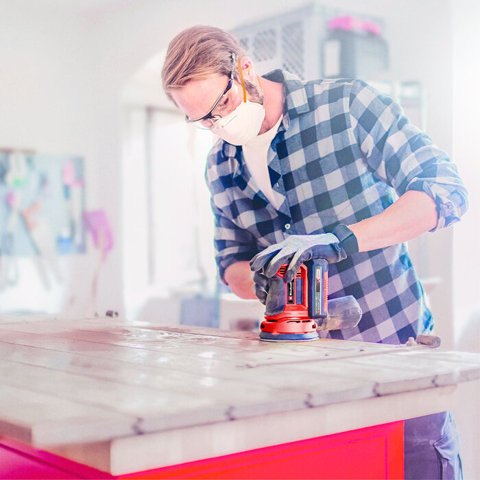 TE-RS 18 Li SOLO E Accu Excentrische Schuurmachine