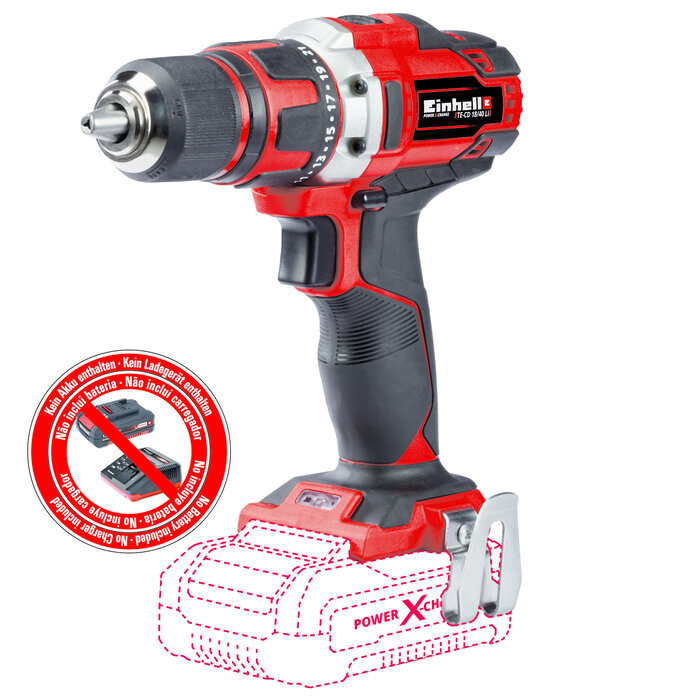 Einhell TE-CD 18/40 Li Solo Accu Boor-/ Schroefmachine