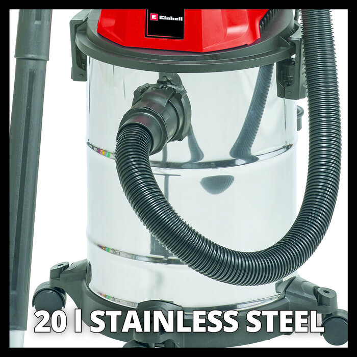 Einhell TC-VC 1820 S nat en droogzuiger