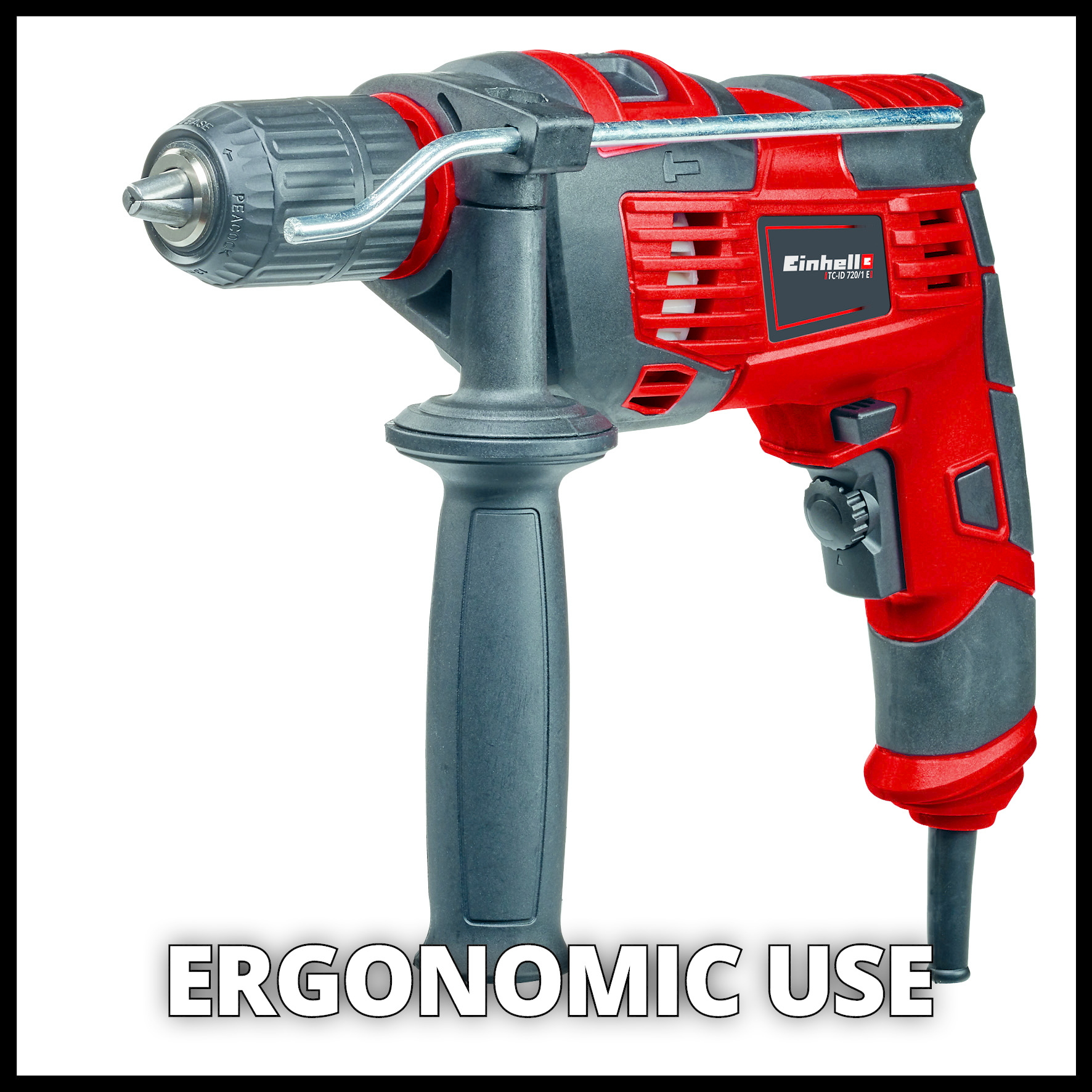 Einhell Elektrische Klopboormachine TC-ID 1000 E - 1010 W - 2 Functies Boren Klopboren Boorcapaciteit Hout 32 Mm Beton 16 Mm Staal 13 Mm 66d04ed4b691b89d43028f92