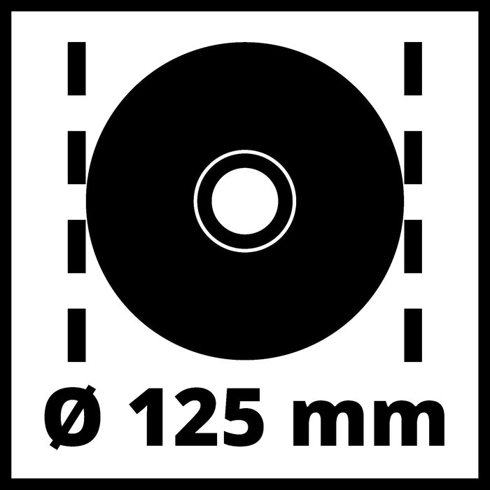 Einhell Haakse slijper TC-AG 125/850