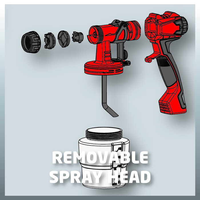 Einhell TC-SY 600 S Verfspuitsysteem