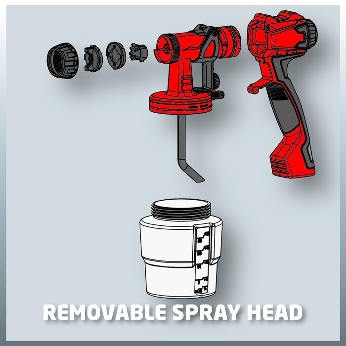 Einhell TC-SY 700 S Verfspuitsysteem