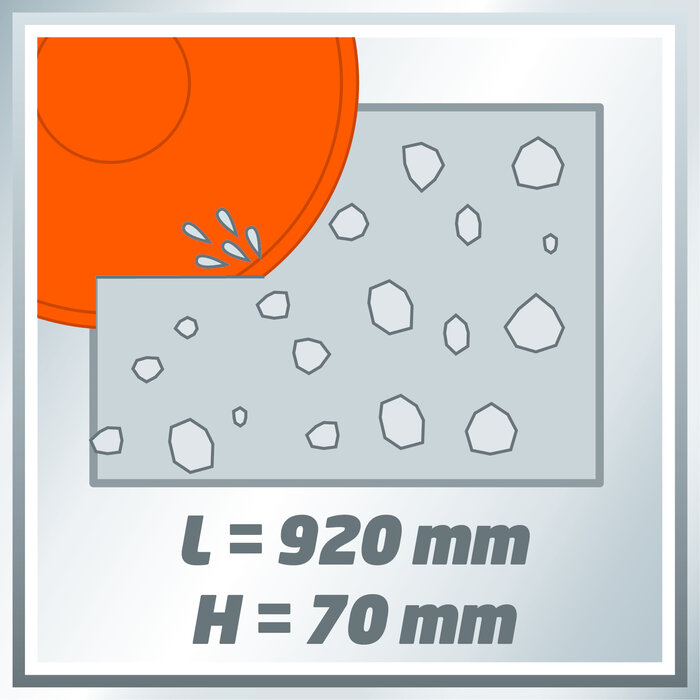 Einhell TE-SC 920 L radiaalsteen-snijmachine