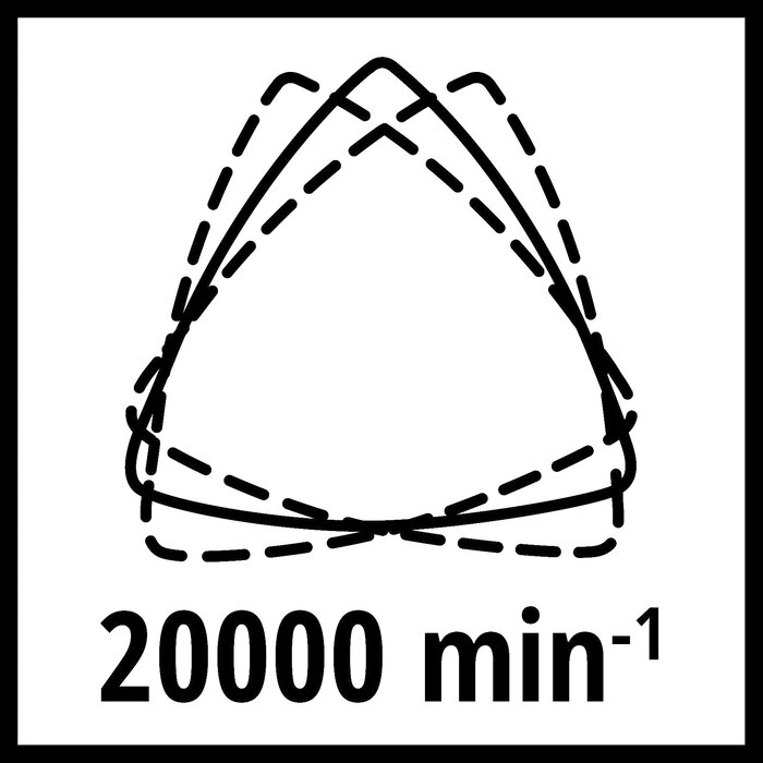 Einhell TC-DS 19 driehoek schuurmachine