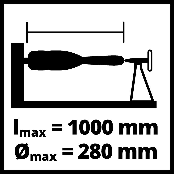 Einhell TC-WW 1000/1 Houtdraaibank