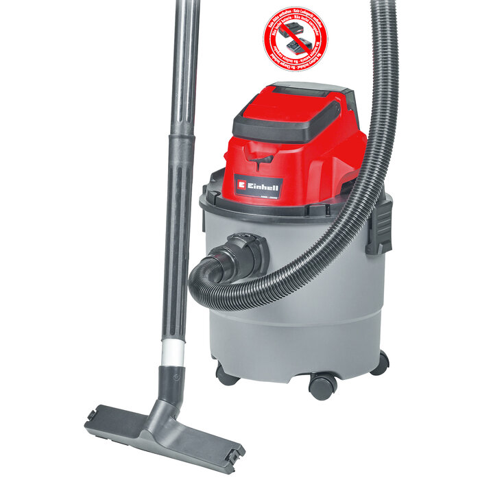 Einhell TC-VC 18/15 Li-Solo Accu Nat-/Droogzuiger