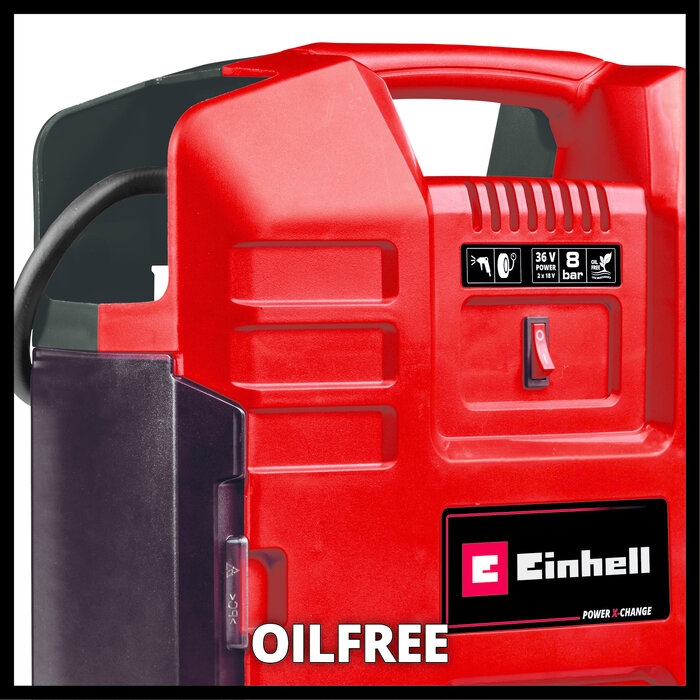 Einhell TE-AC 36/8 Li OF Set Solo Accu Compressor