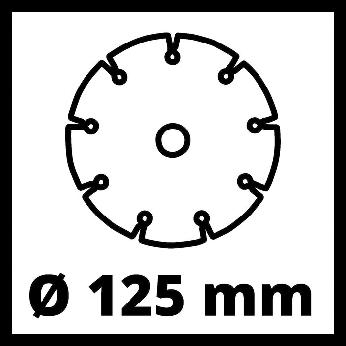 Einhell muurfrees TE-MA 1500 - 125mm