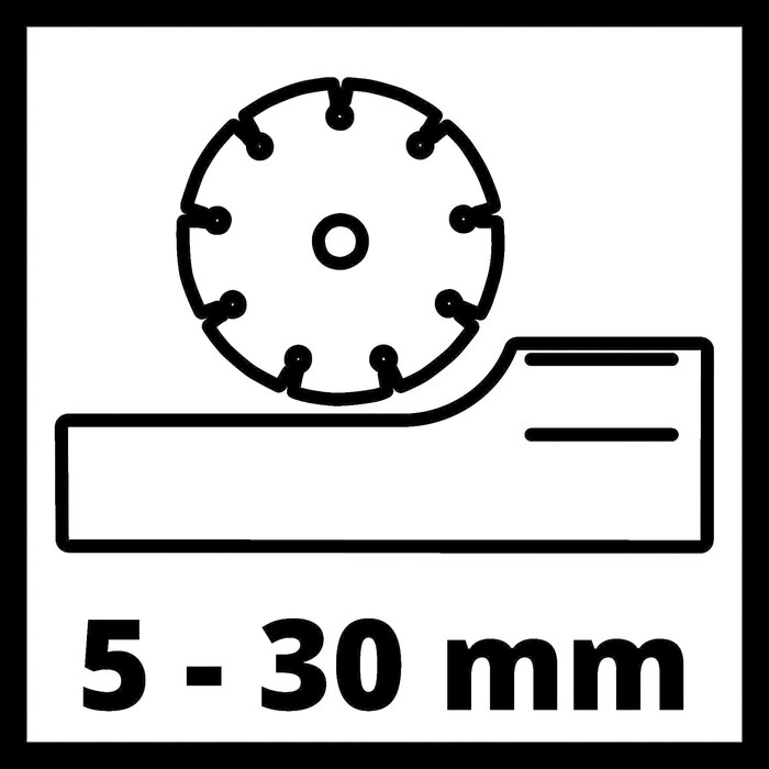 Einhell muurfrees TE-MA 1500 - 125mm
