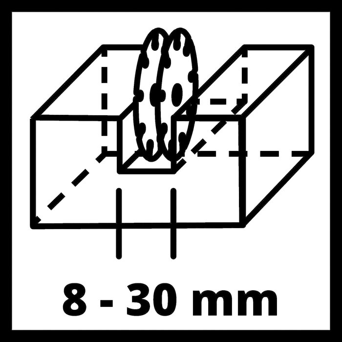 Einhell muurfrees TE-MA 1500 - 125mm