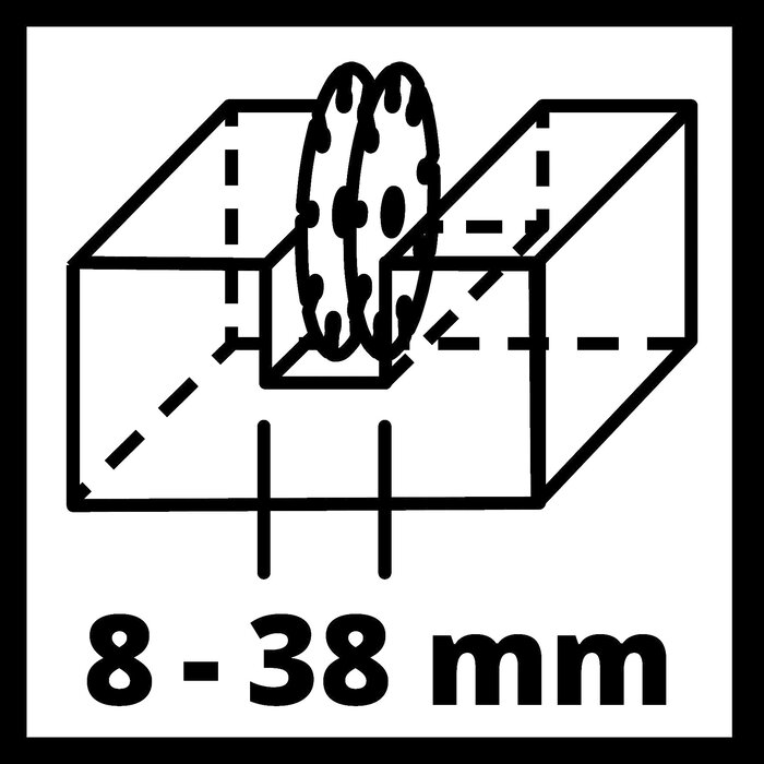Einhell muurfrees TE-MA 1700  - 150mm