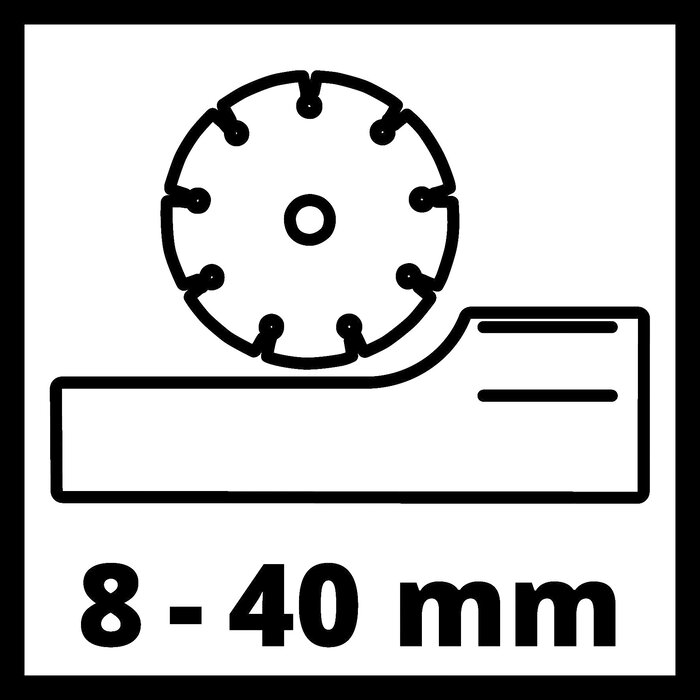 Einhell muurfrees TE-MA 1700  - 150mm