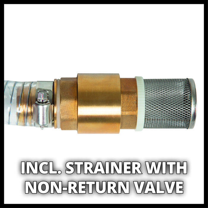 Zuigslang 7m messing Einhell