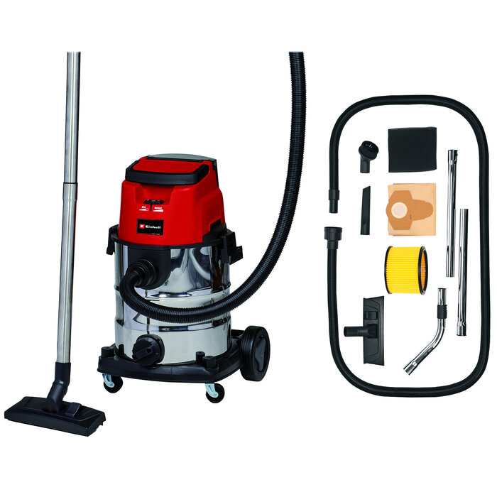 E-VC 36/25 Li S Solo - Accu Nat-/Droogzuiger - Power X-Change - Excl. accu & lader