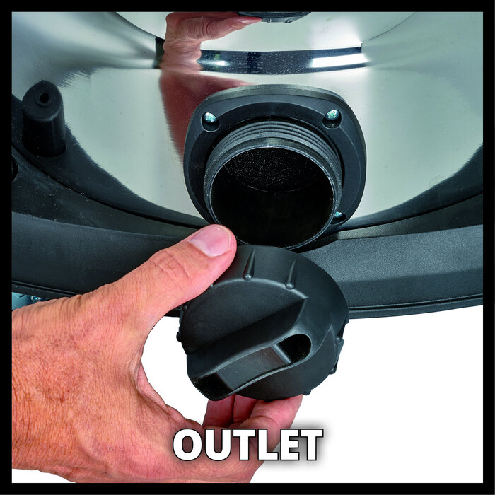 E-VC 36/25 Li S Solo - Accu Nat-/Droogzuiger - Power X-Change - Excl. accu & lader