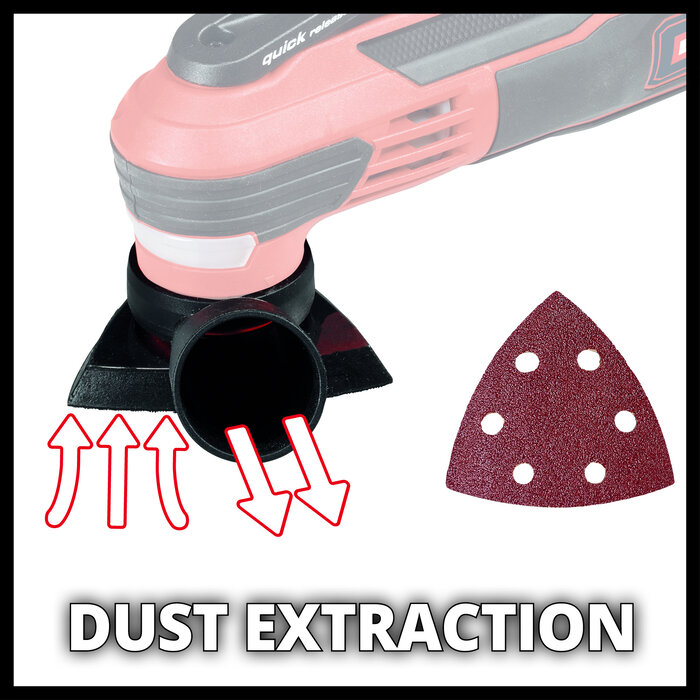 Einhell TE-MG 350 EQ Multitool - incl. Koffer en accessoires