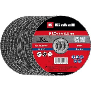 Slijpschijven dun 125x1,0 mm - 10 stuks