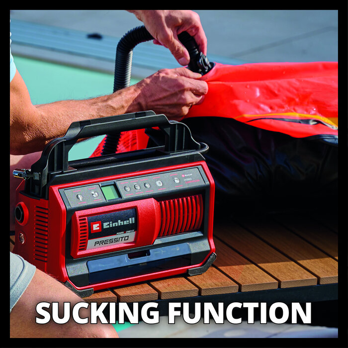 Einhell PRESSITO 18/25 Hybride Solo - 6in1 Accu Compressor - Power X-Change