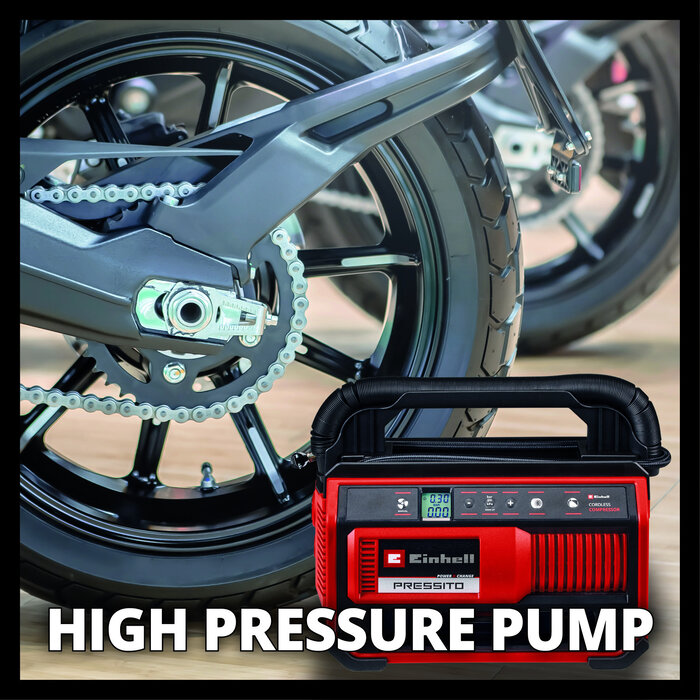 Einhell PRESSITO 18/25 Li Solo - 3in1 Accu Compressor - Power X-Change