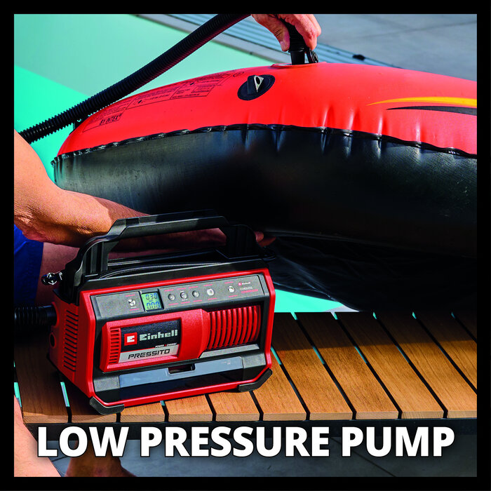 Einhell PRESSITO 18/25 Li Solo - 3in1 Accu Compressor - Power X-Change