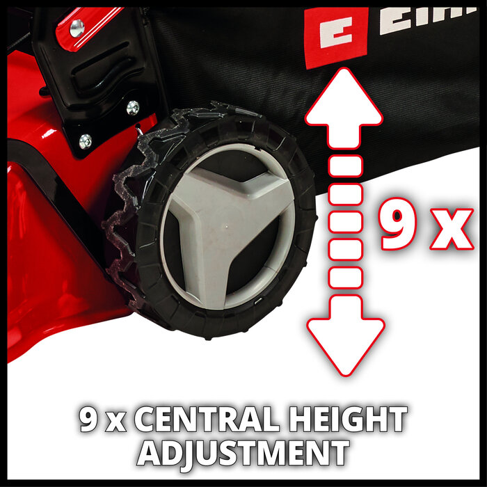 Einhell GC-PM 46/5 S Benzine grasmaaier - 46cm Breed - Achterwielaandrijving