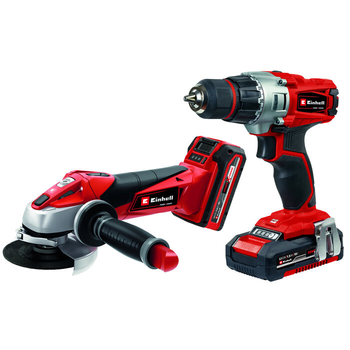 Einhell TE-TK 18 Li Kit Accu-Schroefboormachine + Haakse Slijper