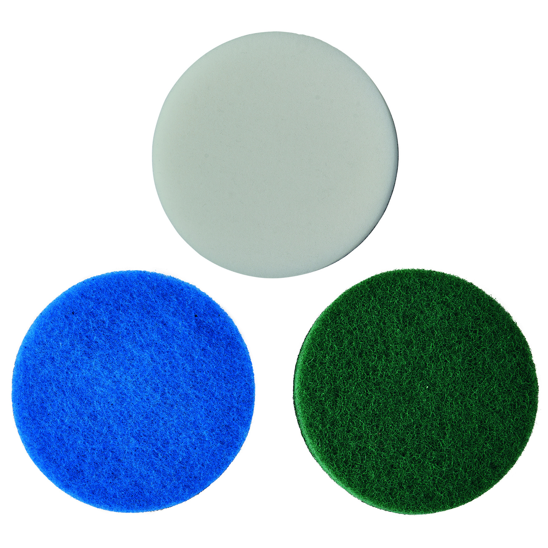Reinigingspadsset - 6-delig - Ø100 mm - Dikte: 10 mm - Geschikt voor Picobella 18/90 Li Solo