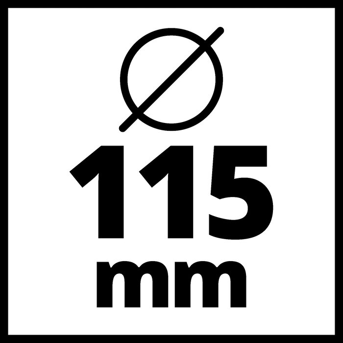 Einhell 18/115-2 Li  Solo Accu Haakse slijper