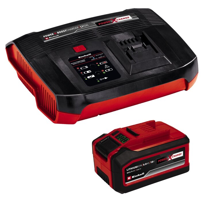 Einhell Starterkit 18V 4,0 - 6,0AH  + BOOSTER-Lader SET