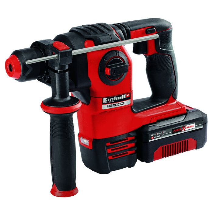 Einhell HEROCCO Li BL Kit 3.0 Ah - Accu Boorhamer - SDS-Plus - 1 accu - Power X-Change