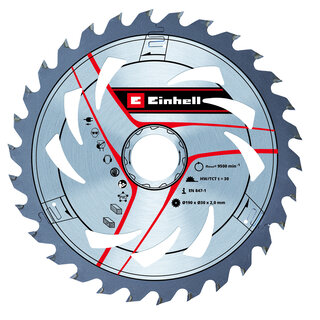 Einhell HM TCT Zaagblad - 1 stuk - Ø190x30x1,3 mm / 30 T